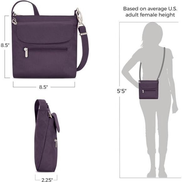 Anti-Theft Classic Mini Shoulder Bag - Picture 3 of 7